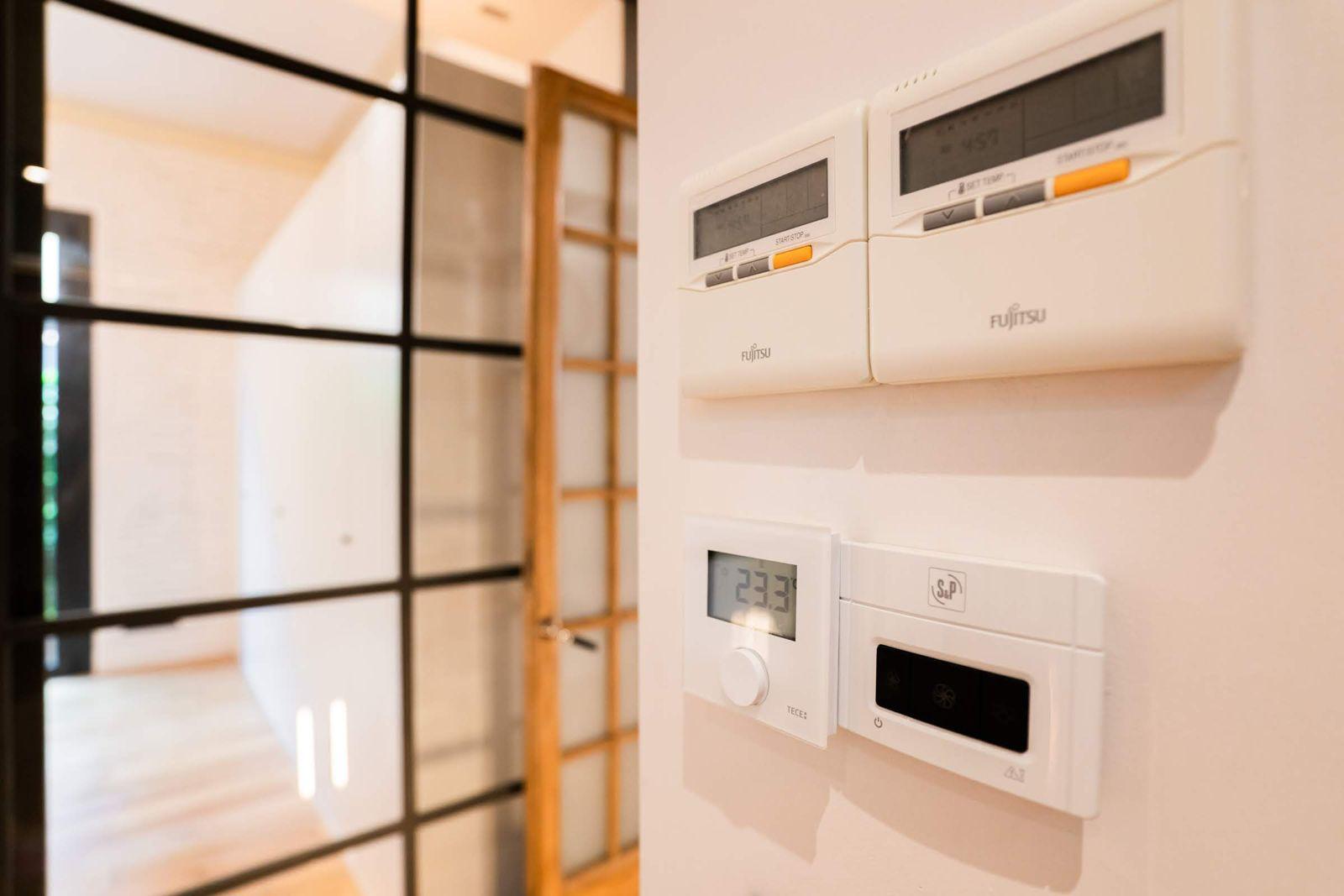 Climate control — radiant heating and Fujitsu AC