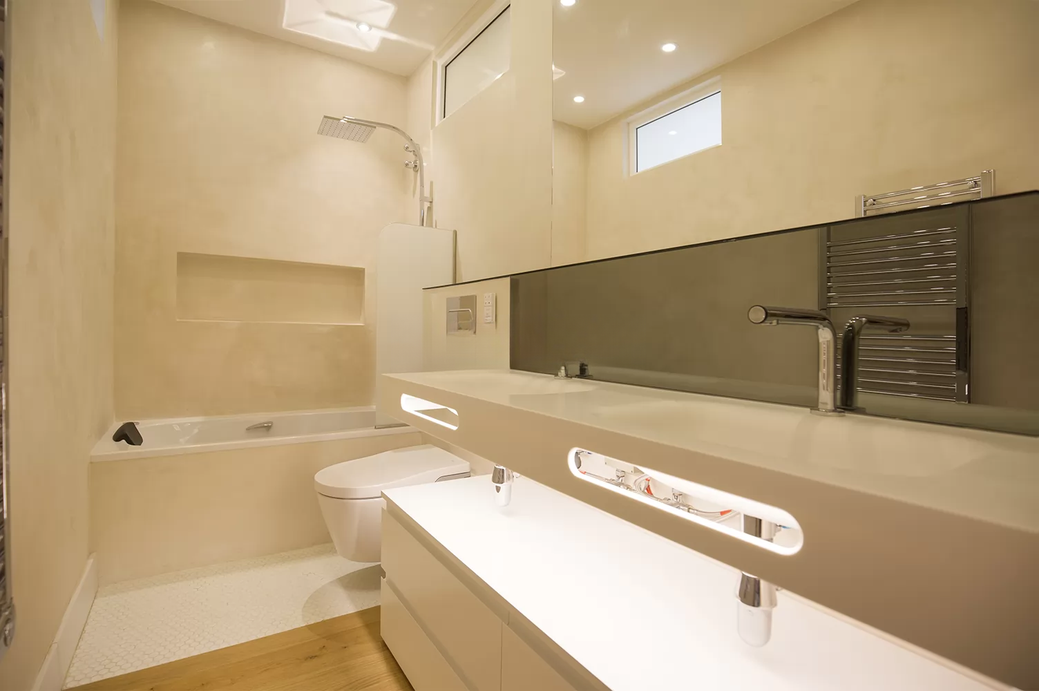 Garden apartment overview